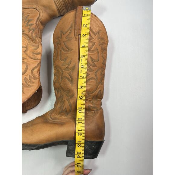 Ariat Brown Leather Round Toe Western Cowboy Boots Men’s Size 10.5D